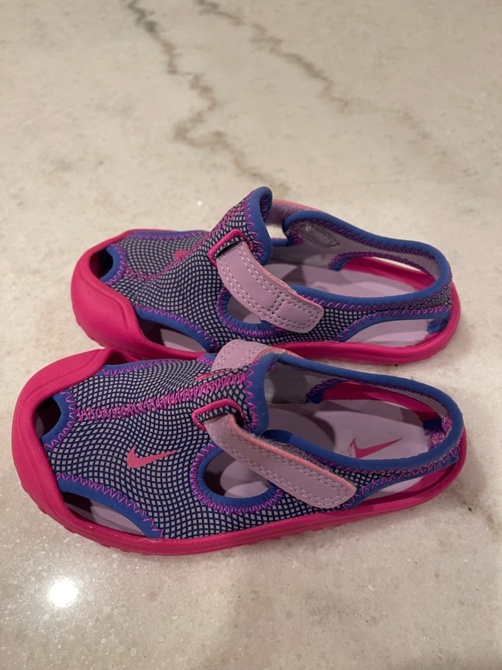 Nike Kids Blue, Pink & Purple Water Sandals